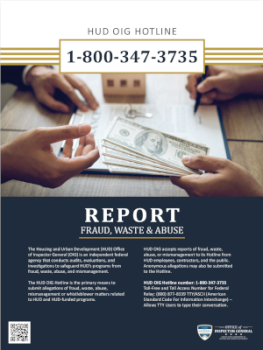 HUD Hotline Posters 1