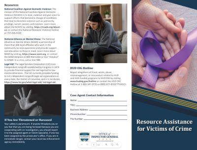 Victims of Crime Brochure