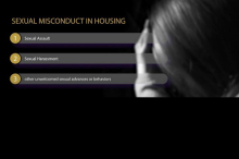 Partners Sexual Misconduct - Housing Outline